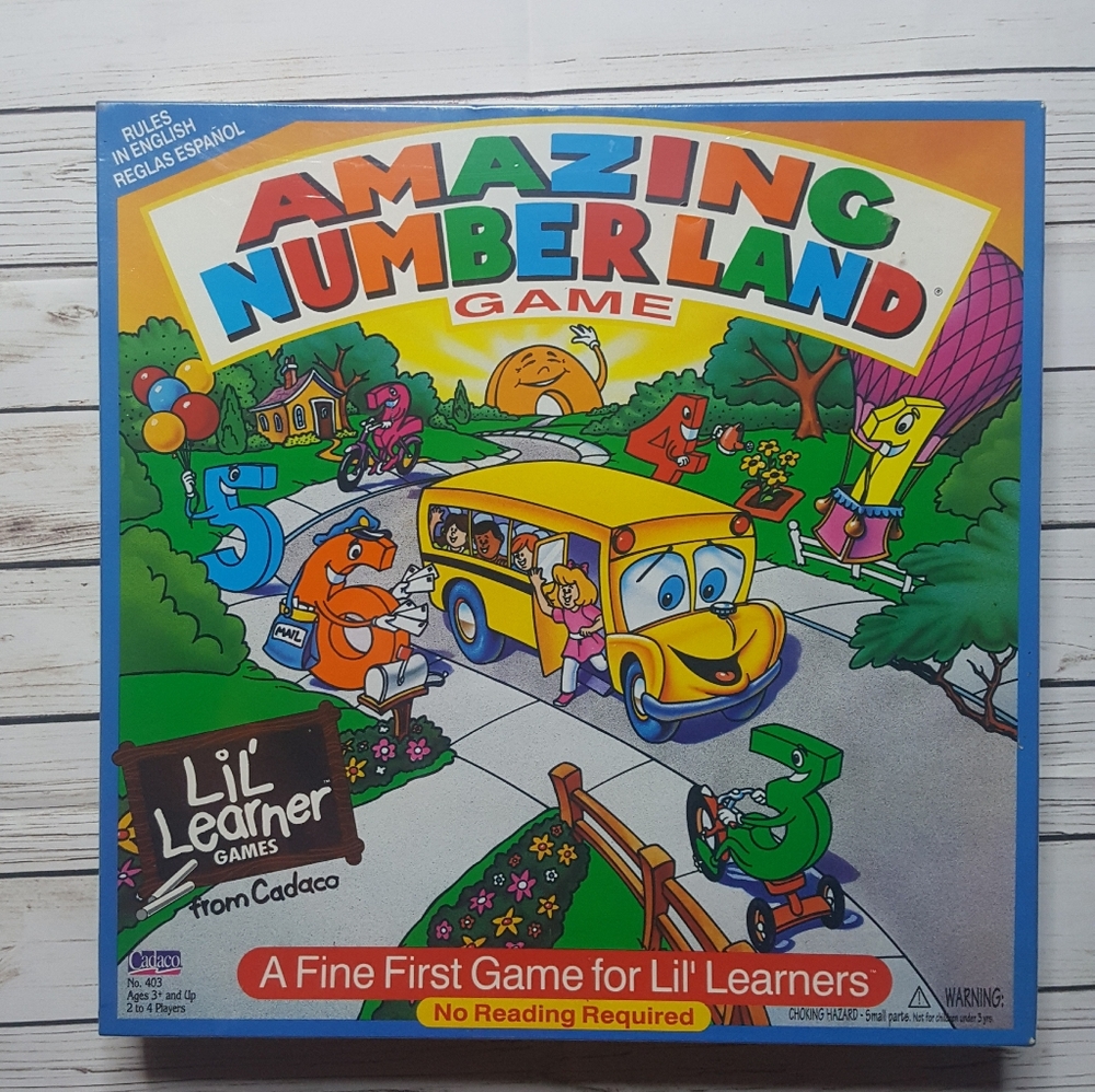 AMAZING NUMBERLAND BOARD GAME